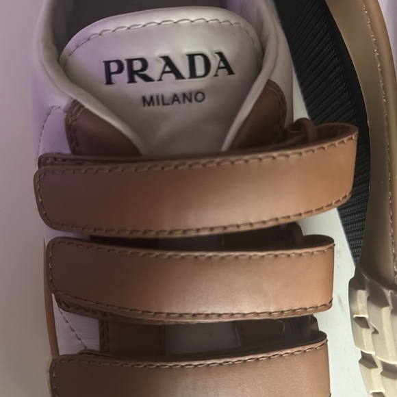 Prada Milano Leather Espadrilles Sneakers - Picture 2 of 6